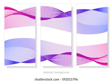 Abstract template background with wave design.