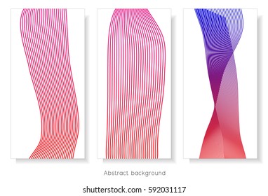 Abstract template background with wave design.