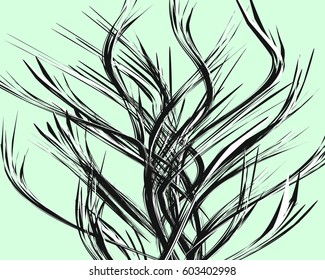 Abstract template background with wave design element