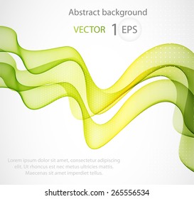 Abstract template background with wave lines 