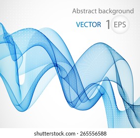 Abstract template background with wave lines 