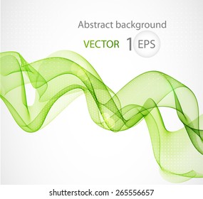 Abstract template background with wave lines 