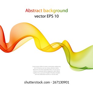 Abstract template background with wave lines 