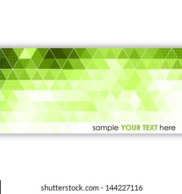 Abstract template banner