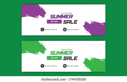 Abstract Template banner and cover ads, ads, banner social media, banner fashion sale.