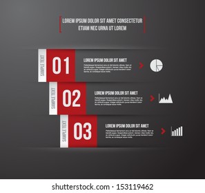 Abstract template banner with cut paper for business design, infographics, reports, progress, number options, diagram, step presentation, websites or workflow layout. Modern and clean style