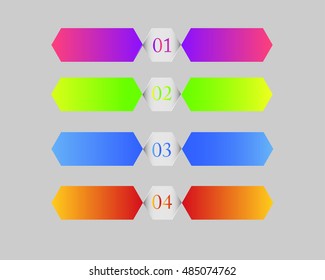 Abstract template banner with cut papers for business design, infographics, reports, progress, number options, diagram, step presentation, websites or workflow layout. Modern and clean style