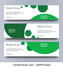 abstract template banner vector eps 10