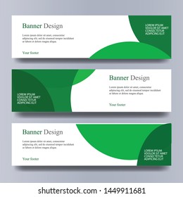 abstract template banner vector eps 10