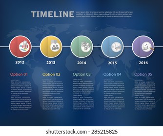 Abstract template with blur background. can be used for workflow layout, diagram, number options, web design.