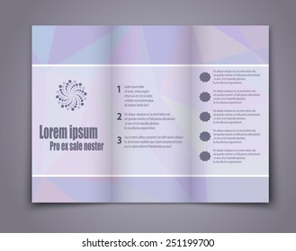 Abstract template brochure for design. eps 10