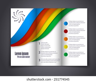 Abstract template brochure for design. eps 10