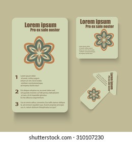 Abstract template brochure for design. eps 10