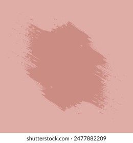 Abstrakte Vorlage von braunen Pinselstrichen auf tiefrosa Hintergrund. Das grafische Element für Designpfosten, Banner, Flyer. Bearbeitbar. EPS 10