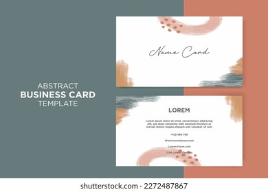 abstract template for business card
