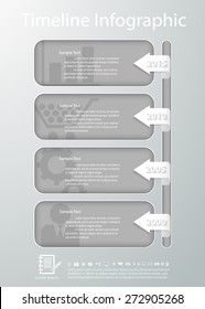 Abstract template for business design, reports, step presentation, number options.