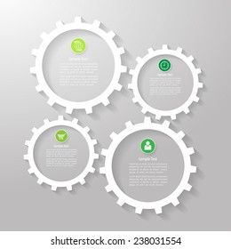 Abstract template. Can be used for workflow layout, banner, diagram, web design, infographic Vector/illustration 