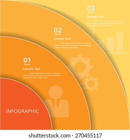 Abstract template. Can be used for workflow layout, banner, diagram, web design, infographic Vector Eps10