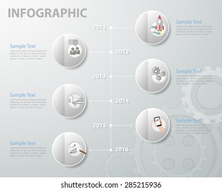 Abstract template can be used for workflow layout, diagram, number options, web design. Business concept