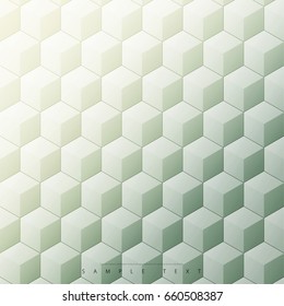 Abstract Template with Clean Minimal Style. Modern Graphic, Design Elements. Hexagon Geometrical Shape with Shadows Background