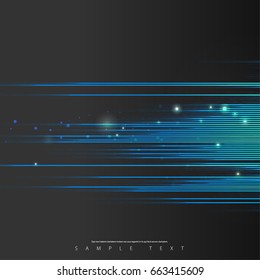 Abstract Template with Clean Minimal Style. Modern Graphic, Design Elements. Sharp Lines in Dark Background