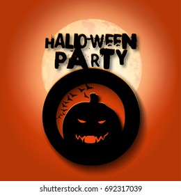 Abstract Template with Clean Minimal Style. Modern Graphic/Design Elements. Halloween Layout/Design Cover Background