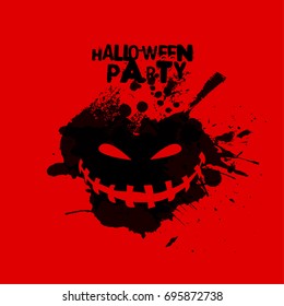 Abstract Template with Clean Minimal Style. Modern Graphic/Design Elements. Halloween Layout/Design Cover Background