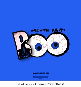 Abstract Template with Clean Minimal Style. Modern Graphic/Design Elements. Halloween Layout/Design Cover Background