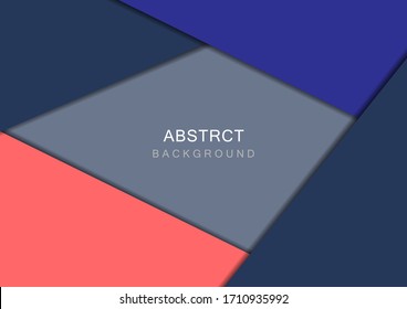 Abstrakte Vorlage bunter geometrisches Element Hintergrund Design mit Platz für Ihren Text. Vektorillustration