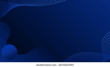 Abstrakte Vorlage Unternehmenskonzept Banner blau. Vermilion Basis für Website, Druck, Basis für Banner, Tapeten, EPS 10
