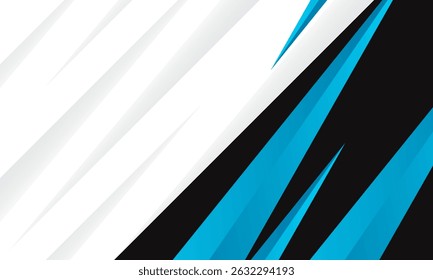 Plantilla Abstractas concepto corporativo Anuncio fondo azul y blanco. Vector Eps10