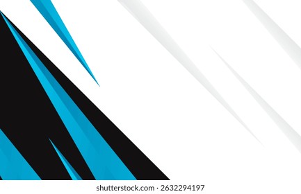 Modelo abstrato conceito corporativo banner fundo azul e branco. Vetor Eps10