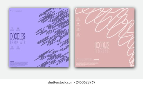 Abstract template for the cover, interior, banners, posters, flyers. The idea of product packaging, printing and design creativity