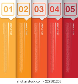 The Abstract Template for Design and Creative Work, Vector Illustration