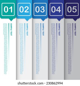 The Abstract Template for Design and Creative Work, Vector Illustration