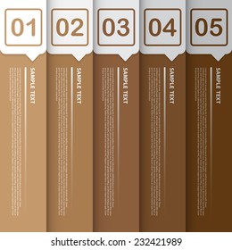 The Abstract Template for Design and Creative Work, Vector Illustration