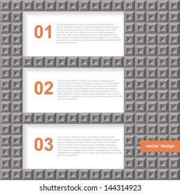 Abstract template design with gray background