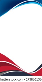 abstract template design layout with white background banner