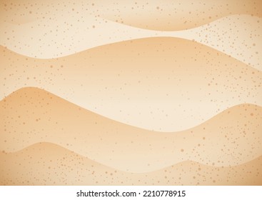 Abstract template design with waves like dunes and spotted pattern like sand.