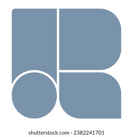 Abstract template frame collage board art bauhaus for text. Contemporary design for social media, flyers, invitations, cards, posters, interior decor. Minimalist geometric shapes vector illustration