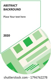 Abstrakte Vorlage mit geometrischem Hintergrund für Broschüren, Dokumente