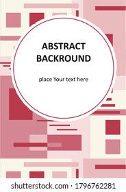 Abstract template with geometric background for brochures, documents