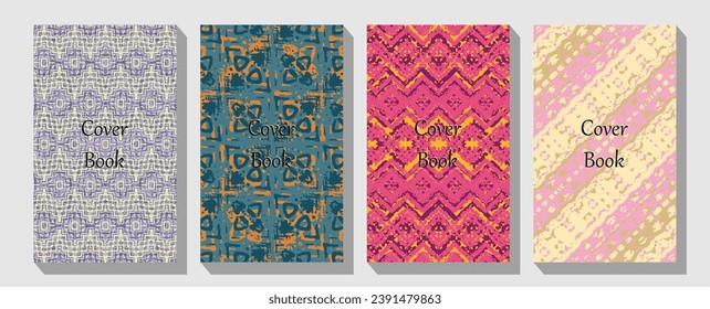Abstract template with geometric pattern. Mountain layout design in oriental style. Enjoy the now. Good vibes only. 