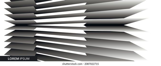 Abstract template geometric silver metal on gray background. Abstract concept design. Modern texture. Vector illustration