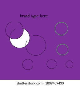 An abstract template of the graphic design 