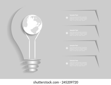 Abstract template in grey background, infographic Vector Eps10