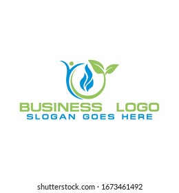 Abstract Template Health Logo  design.