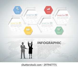 Abstract template Infographic. can be used for workflow layout, diagram, number options
