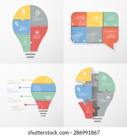 Abstract template Infographic. Vector illustration can be used for workflow layout, diagram, number options, web design