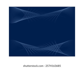 Abstract template with modern  wave design colorful digital line art background shiny wave with lines blend illustration wallpaper for design